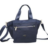 Bolso Bandolera Nylon Doble Asa Azul Bolso Bandolera Nylon Doble Asa Azul 1